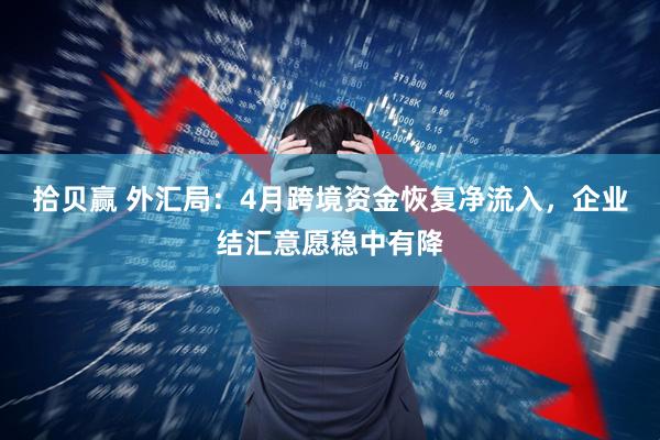 拾贝赢 外汇局：4月跨境资金恢复净流入，企业结汇意愿稳中有降
